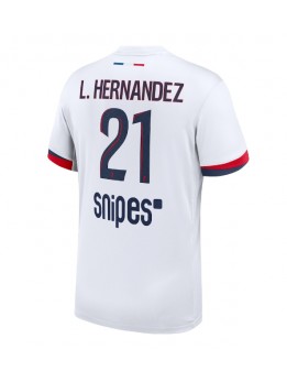 Paris Saint-Germain Lucas Hernandez #21 Replika Borta Kläder 2025-26 Kortärmad